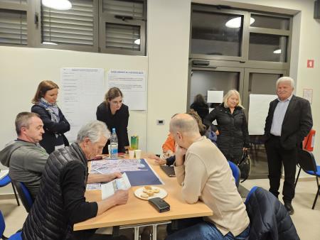 Udeleženci delavnic so lahko sami predlagali, kako bi uredili območje ob ladjedelnici.  